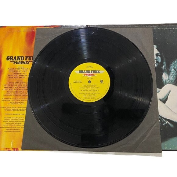 GRAND FUNK Phoenix Original 1972 LP VINYL Album Capital Records SMAS11099 - Picture 5 of 6